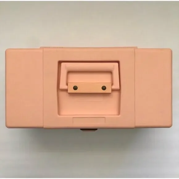 Plano Caboodles Pink Peach Plastic 2 Tray Jewelry Make Up Storage Case 552072 - Picture 3 of 14